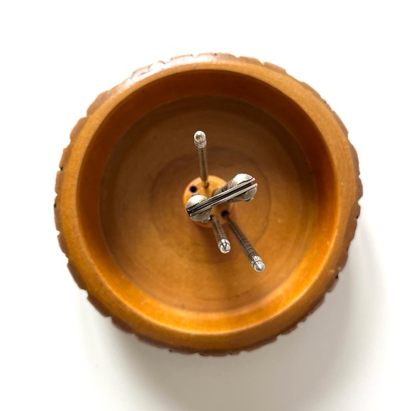 Vintage Nut Cracker Set and Wooden Bowl - Picture 2 of 3